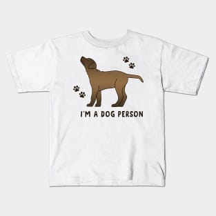 I'm a dog person Kids T-Shirt